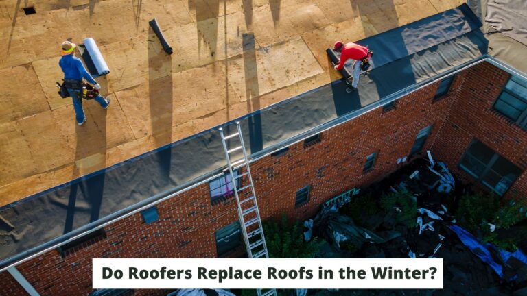 Do Roofers Replace Roofs in the Winter?